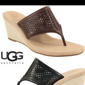 UGG 'Solena' Wedge Sandal - 6